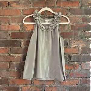 J. Crew silk sleeveless top